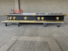 La Cornue Chateau 150 Range Top 60 Inch - Black with Brass