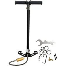 High Pressure PCP Hand Pump 4500psi 4 Stage PCP Air Pump Big Oil Water Separator