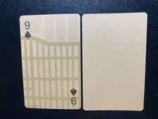 Swap Playing Card   NEW YORK CITY MAP   Nine of Spades  BLANK  BACK