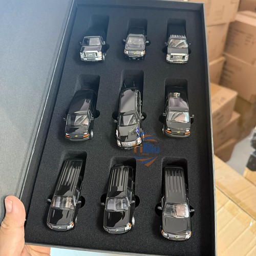 9Pcs 596 1:64 HEC President Beast Tahoe Suburban Express - Diecast Model Gift - Picture 24 of 24