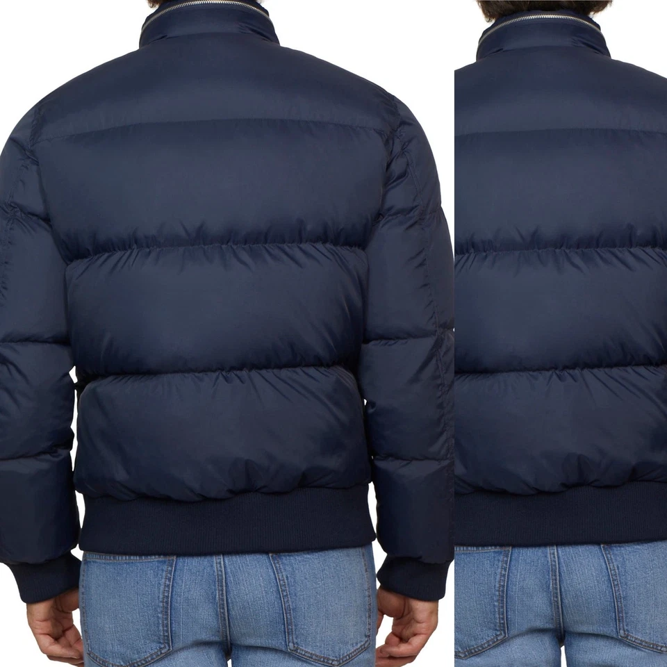 NWT Slate & Stone Black Ripstop Nylon Down Bomber Jacket SIZE XL - Image 2 of 4