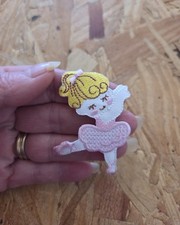 Ballet - Dance - Ballerina - Girl - Embroidered Iron On Applique Patch