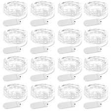 Fairy Light Battery Operated Waterproof Mini String LED Cool White 7ft 16 PCS