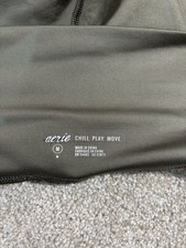 Aerie Chill Play Move Leggings Dark Green Size Medium