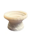 Vintage White Milk Glass Tabletop Candle Holder