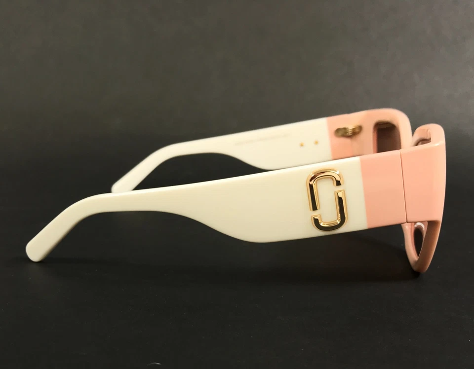 Gafas de sol Marc Jacobs MARC724/S FWM4S rosa blanco monturas de ojos de gato con lentes rosas Foto 4 de 4