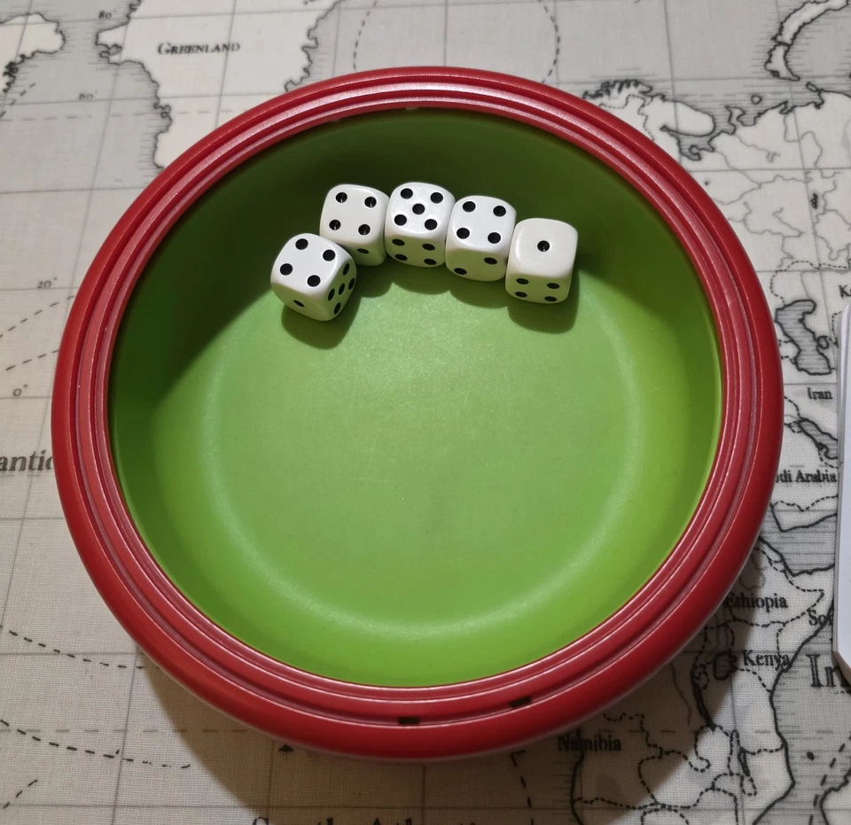 Yahtzee Travel Edition Dice Game By Hasbro With Portable Arena  - Image 3 of 4