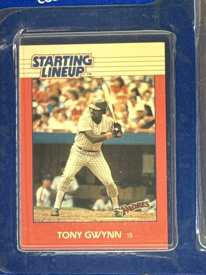 1988 Kenner Starting Lineup Tony Gwynn Padres Figura MLB MOC Vintage Raro - Imagem 4 de 4