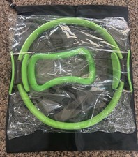 Anillo de Pilates verde MWZ y herramienta elástica para espalda/hombro y bolsa de transporte