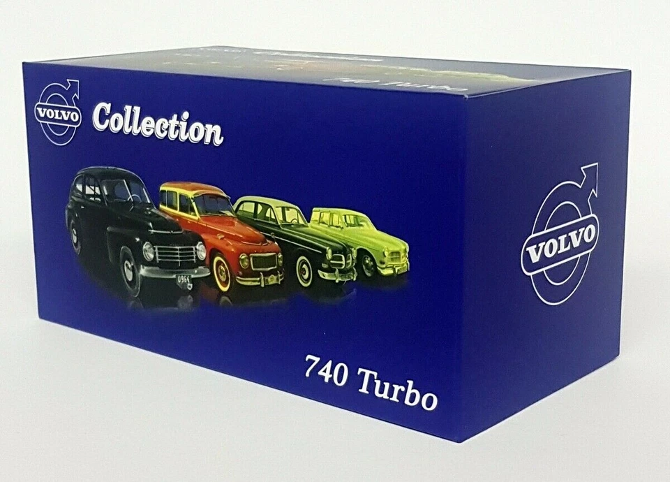 Atlas 1/43 - Volvo 740 Turbo Bright Red Diecast Model Car - Image 2 of 4