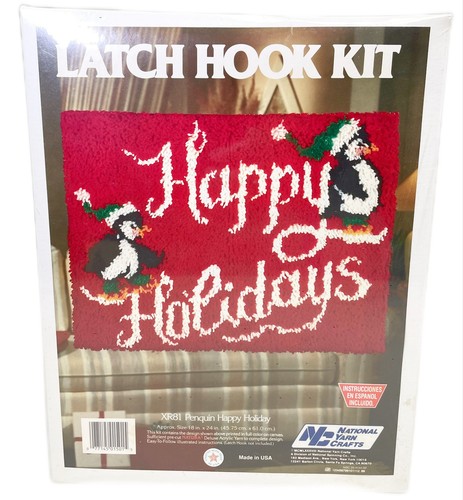 NATIONAL YARN CRAFTS Santa Land Lotch Hook Kit XR61 NATIONAL YARN CRAFTS Santa Land Lotch Hook Kit XR61