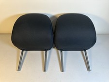 09-13 Toyota Corolla S Front Seat Left Right Head Rests Black Cloth Set Pair Lkq