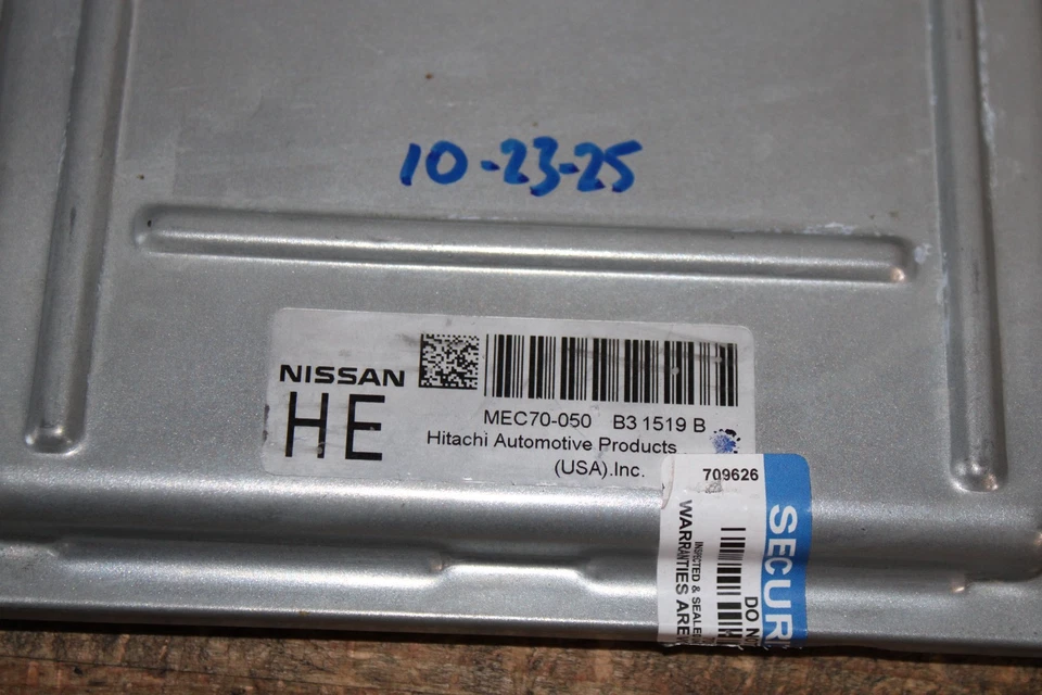 Nissan Xterra Frontier 2007 4,0 L motor aire acondicionado computador MEC70-050 B2 ECU módulo ECM Foto 4 de 4