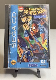 The Amazing Spider-Man vs. The Kingpin (Sega CD, 1993) CIB, Reg. Card, Tested