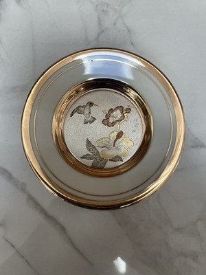 Chokin Art Japan 24 KT Gold Mini Plate 4 