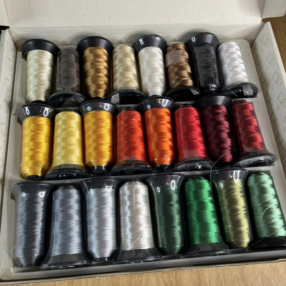 48 Cones Of 1000 Meters Polyester Machine Embroidery Thread Fu Fu’s Starter Kit - Image 4 of 4