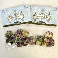 Lot Of 16 Matching Shell Sew-Ology 775429 Buttons Sewing Arts & Crafts