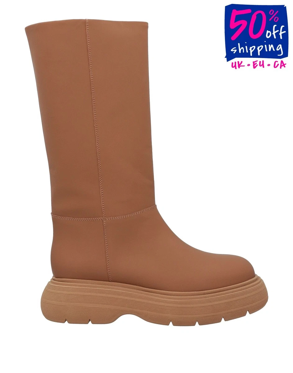 Per Sempre Camila-48 Donna Tacco Grosso Allacciato Sopra Il Ginocchio Stivali Da Equitazione Alti, Nero,8 - Foto 3