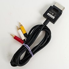 Microsoft XBOX 360 Composite A/V Audio Video Cable Cord - OEM - X821376-001