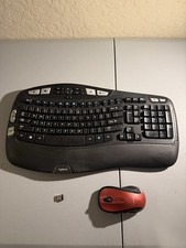 Logitech K350 Ergonomic Wireless Keyboard and...