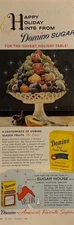 Happy Holiday Hints from Domino Sugar Glazed Fruit Centerpiece Gayest Table