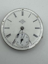 Vintage Elgin 6s 15J Grade 133 Pocket Watch Movement For Parts Or Repair