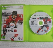 NHL 10 (Microsoft Xbox 360, 2009) EA Sports- Complete - CiB w/ Manual & Tested