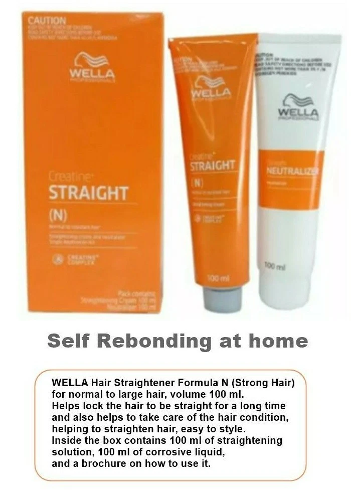 WELLA Straight Hair Cream WELLASTRATE Keratin Permanent