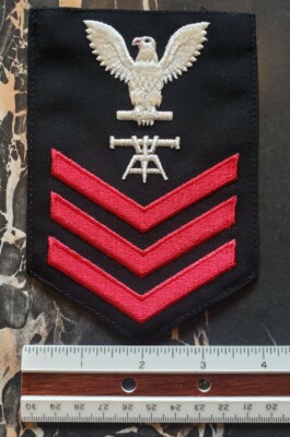 Fire Controlman Patch US Navy Fire Control Tech First Class Embroidered 4