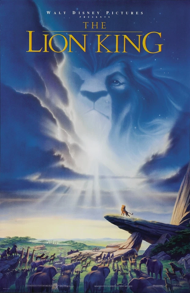 Walt Disney's The Lion King movie poster print (a) : 11 x 17 inches