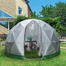 VEVOR 12FT Bubble Tent Garden Igloo Plant Geodesic Dome Walk In GardenIgloo Dome