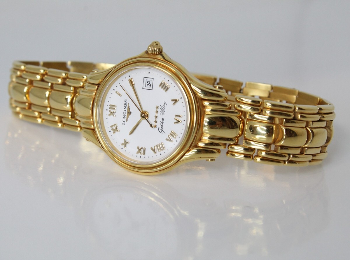 LONGINES Golden Wing 時計 LONGINES MASTER COLLECTION Automatic, Stainless Steel And 18