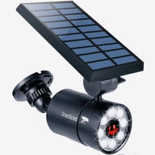 Solar Motion Lights for outside Aluminum Case(Not Plastic) 1400LM 9W LED(130W Eq