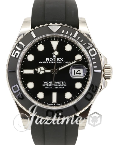 Rolex Yacht-Master 42 White Gold Black Matte 42mm Oysterflex 226659 BRAND NEW