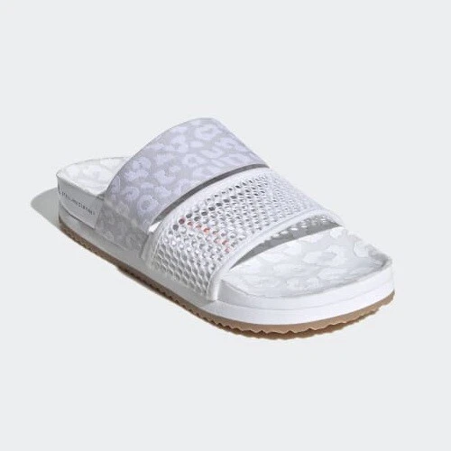 Stella McCartney x Adidas Stella Lette Sandali Slide Slides Bianco FV6527 Taglia 5
