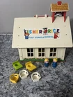 Vintage Fisher Price Little People Play Family School House 923 & Extras