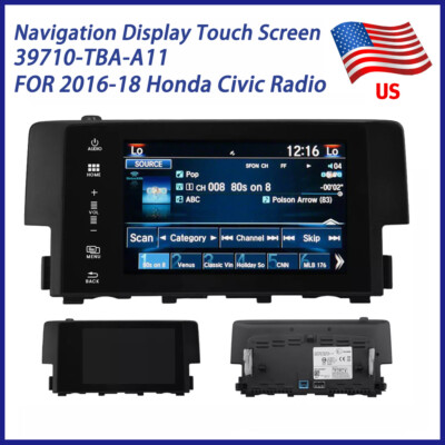 #ad FOR 2016 18 Honda Civic Radio OEM Navigation Display Touch Screen 39710 TBA A11 $123.99
