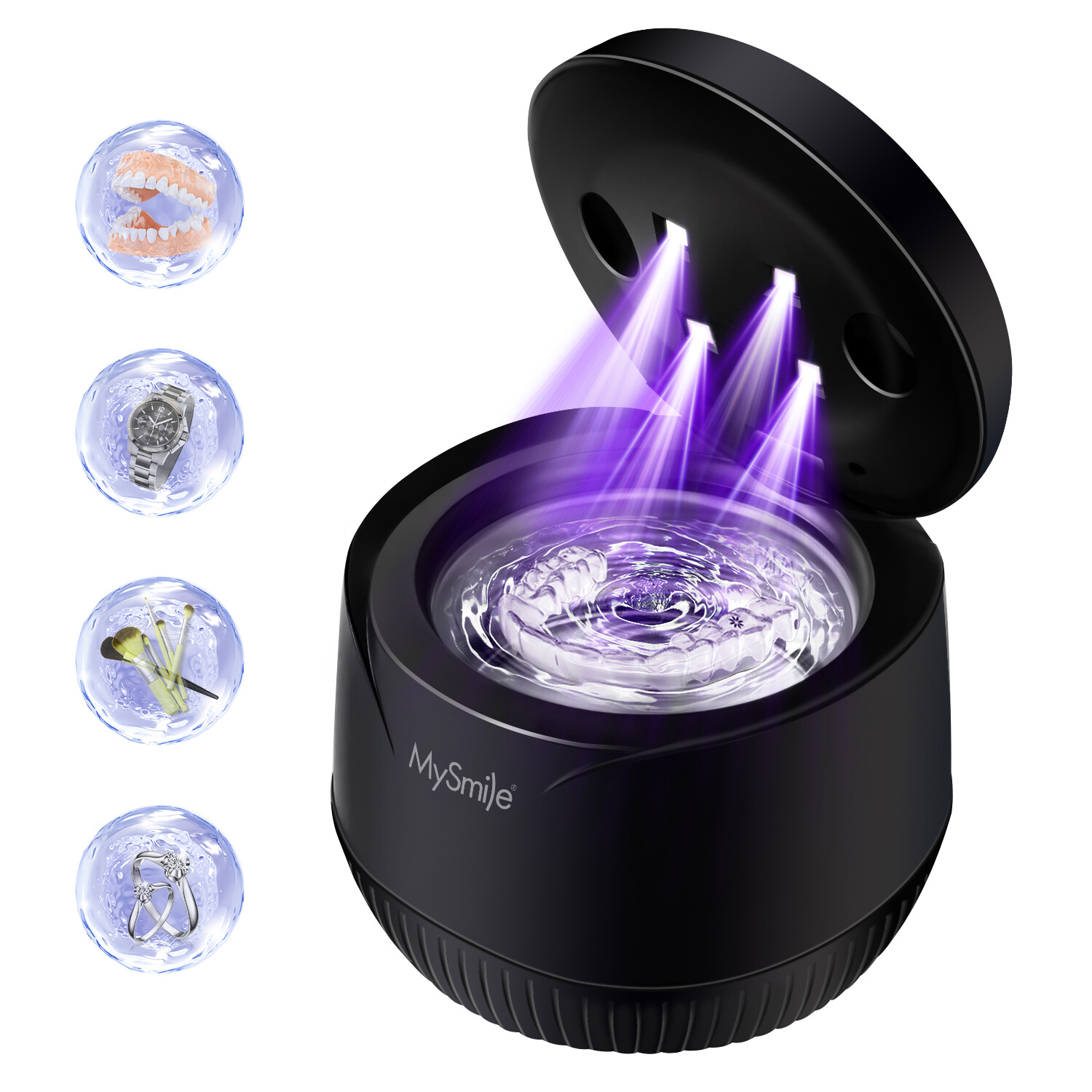 UV Ultrasonic Retainer Cleaner Machine Dental  Guard Cleaser Pod for Invisalign