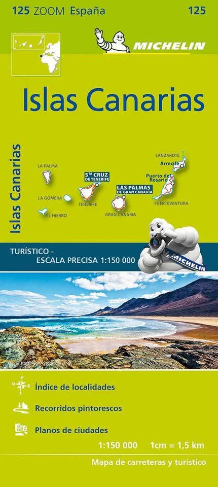 Iles Canaries (Michelin Zoom Maps): 125