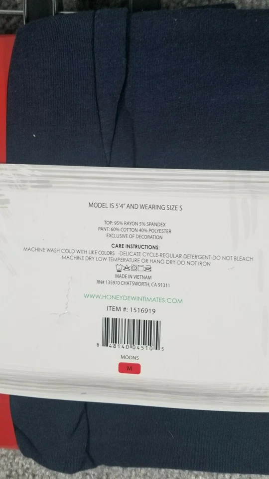 Conjunto de salón Honeydew para mujer talla M 2 piezas azul nuevo con etiquetas cuello en V Top pantalones jogger informales suaves Foto 4 de 4