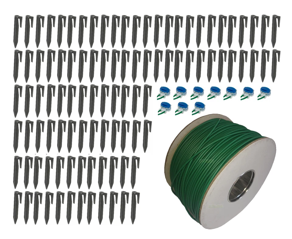 100 m / 3,4 mm Mähroboter Begrenzung Kabel Satz für Parkside PAMRS, PMRDA, PMRA