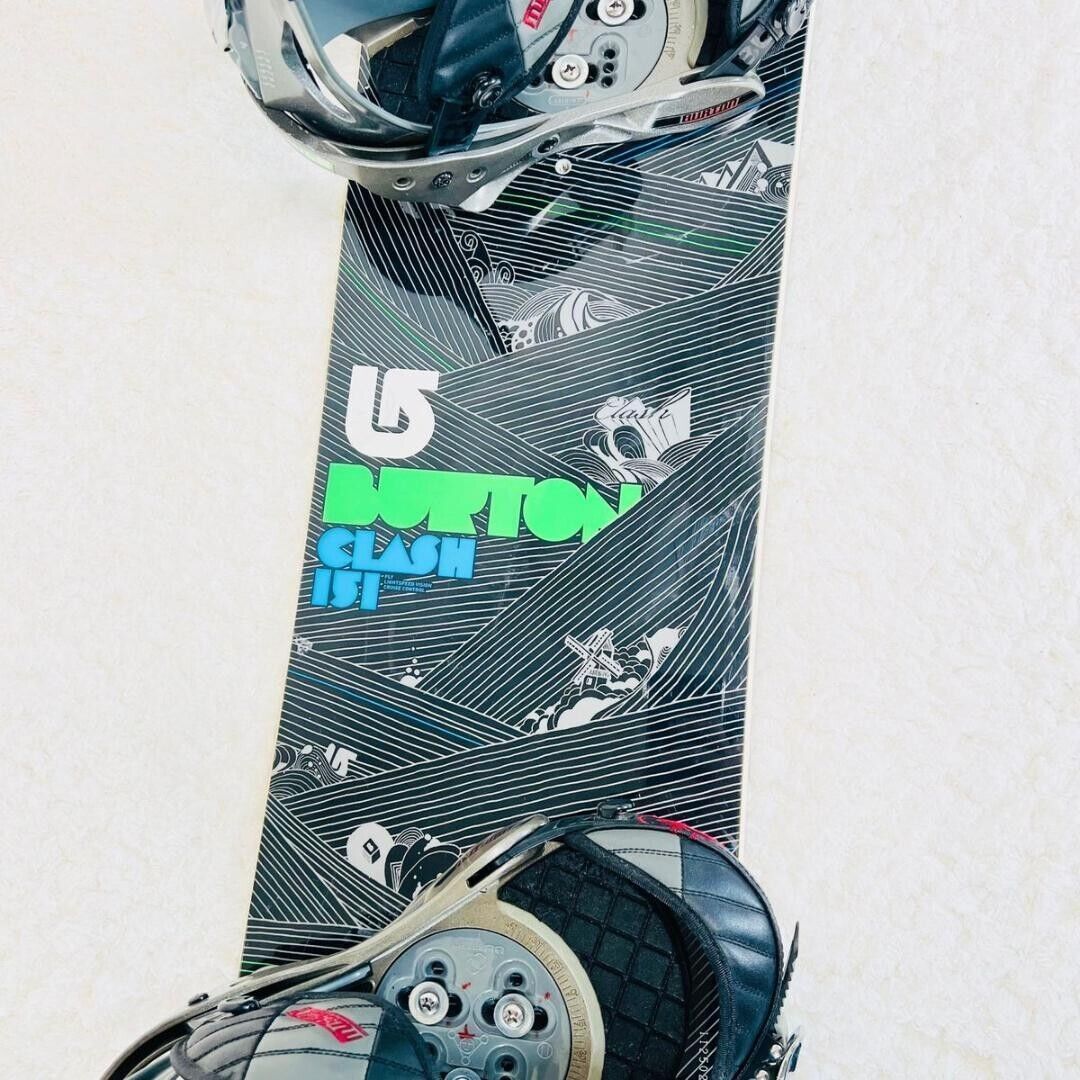 BURTON CLASH Snowboard Set Camber 151cm Bindings BURTON BURTON CLASH Snowboard Set Camber 151cm Bindings BURTON