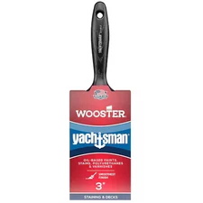 Wooster Z1120-3 3" Varnish Soft, White China Bristle, Paint Brush, Plastic