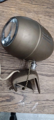 Vintage Art Deco Atomic Fish Eye Lense Bullet Light - Picture 2 of 14
