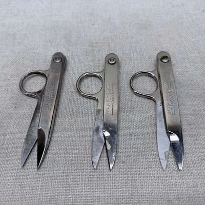 Menge 3 Vintage Wiss-Clip TC1 Fadenschere Hergestellt in den USA Industrie Nähen Zange - Bild 1 von 3