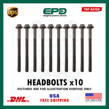 Mercedes Benz Om651 X10 Head Bolt Kit Sprinter B906 Vito 2.2l Cdi Diesel Engine