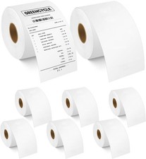 Continuous Receipts Paper Labels 30270 for Dymo Labelwriter 450 Turbo 2-1/4"