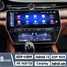 Dual Screen For Maserati Quattroporte 2007-2015 Android Car Radio AC Panel GPS