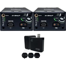 Core SWX NANO-C98MX Battery LED 2pk w/ Core SWX XPD-45 USB-C PD Wall Charger Kit