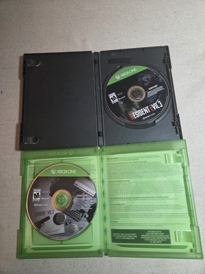 Resident Evil 2 & 3 Remake Bundle (Xbox One) RE2 CIB / RE3 Disc Only